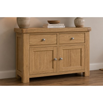 Normandy Chunky Country Oak Small Sideboard
