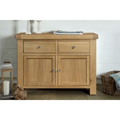 Normandy Chunky Country Oak Small Sideboard Normandy Chunky Country Oak Small Sideboard