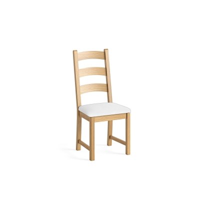 Normandy Chunky Country Oak Ladder Dining Chair