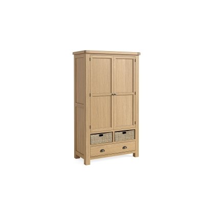 Normandy Chunky Country Oak Larder Unit