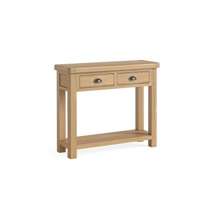 Normandy Chunky Country Oak Console Table