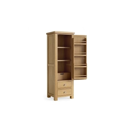 Normandy Chunky Country Oak Single Larder Unit