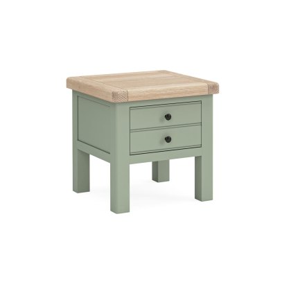 Salcombe Painted Oak Sage Green Lamp Table Salcombe Painted Oak Sage Green Lamp Table