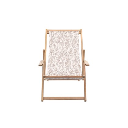 Gallery Direct Creta Deck Chair in Clay Flora