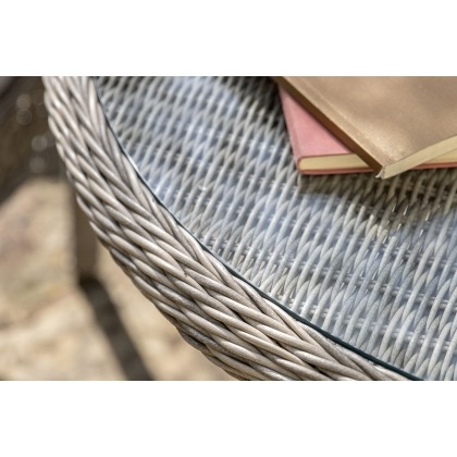 Gallery Direct Menton Outdoor 4 Seater Round Dining Set