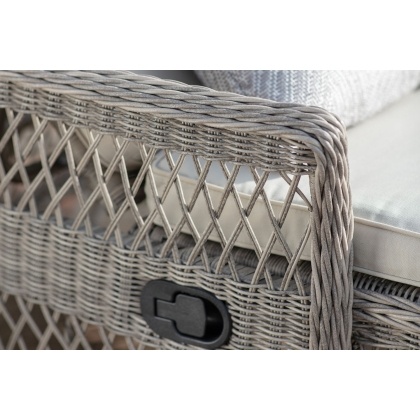 Gallery Direct Menton Outdoor Country Lounger Stone