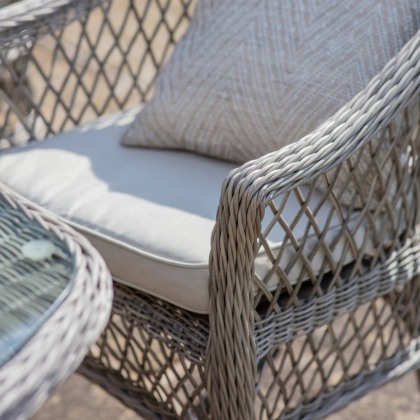 Gallery Direct Menton Outdoor 6 Seater Oval Dining Set Stone