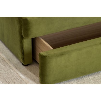 Gallery Direct Denton Storage Bedframe in Olive
