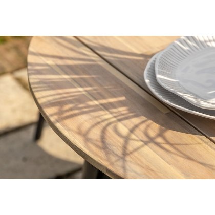 Gallery Direct Ponza Acacia Round Dining Table Gallery Direct Ponza Acacia Round Dining Table