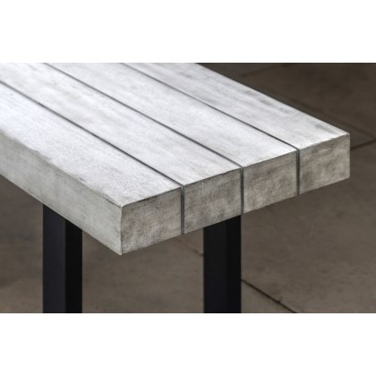 Gallery Direct Taranto Weathered Dining Bench Gallery Direct Taranto Weathered Dining Bench