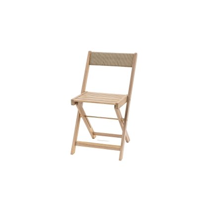 Gallery Direct Lindos Acacia Lindos Folding Chair Natural (Pair)
