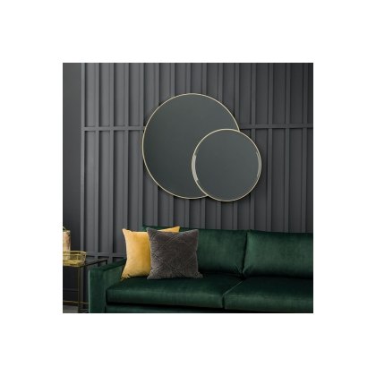Gallery Direct Ostia Mirror Champagne 1112x15x900mm