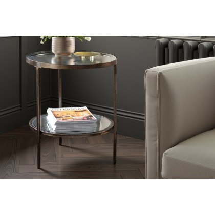 Gallery Direct Hudson Bronze Side Table