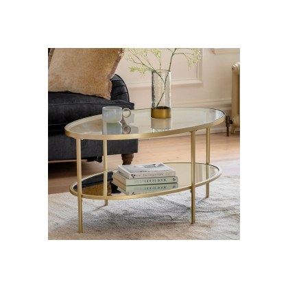 Gallery Direct Hudson Champagne Coffee Table Gallery Direct Hudson Champagne Coffee Table