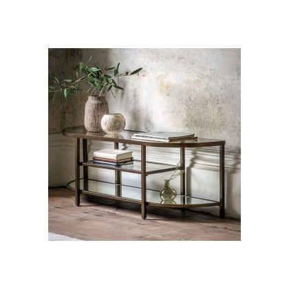 Gallery Direct Hudson Bronze Media TV Unit