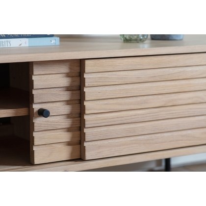 Gallery Direct Okayama Oak Media TV Unit