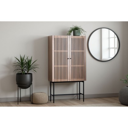 Gallery Direct Okayama Oak Cocktail Cabinet