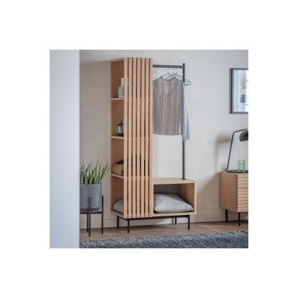 Gallery Direct Okayama Oak Open Wardrobe
