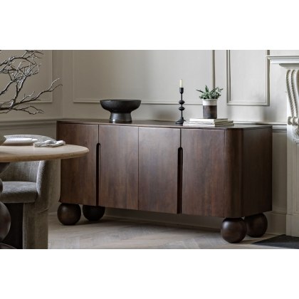 Gallery Direct Sculpt Mango Wood Large Sideboard Gallery Direct Sculpt Mango Wood Large Sideboard