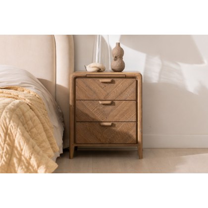 Atauro Reclaimed Wood Small Bedside Table