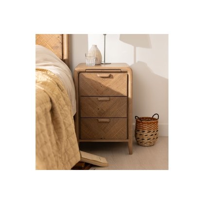 Atauro Reclaimed Wood Small Bedside Table