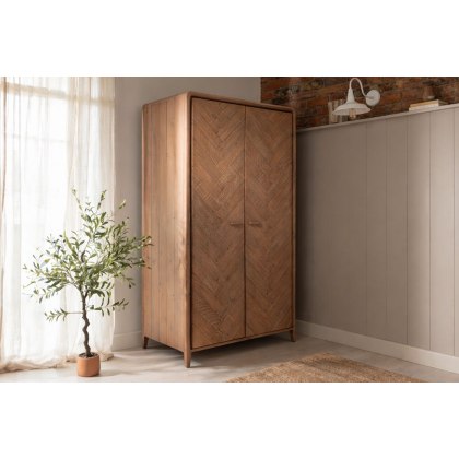 Atauro Reclaimed Wood Double Wardrobe