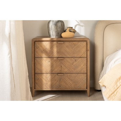 Atauro Reclaimed Wood 3 Drawer Chest of Drawers