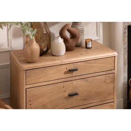 Jude Reclaimed Wood 3 Drawer Chest Of Drawers