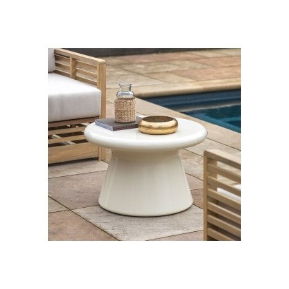 Gallery Direct Pavia Outdoor Cream Concrete Coffee Table Gallery Direct Pavia Outdoor Cream Concrete Coffee Table
