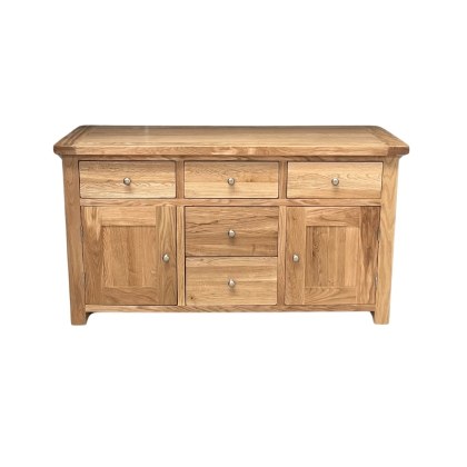 Largo Rustic Solid Oak Large Sideboard