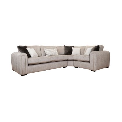 Glamour Plush Large 6 Seater Corner Sofa Glamour Plush Large 6 Seater Corner Sofa
