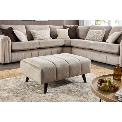 Glamour Plush Footstool Glamour Plush Footstool