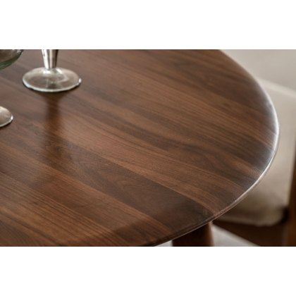 Gallery Direct Madrid Walnut Oval Dining Table Set & x4 Dining Chairs Gallery Direct Madrid Walnut Oval Dining Table Set & x4 Dining Chairs