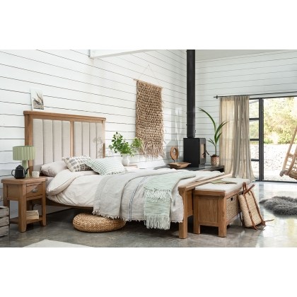 Tewkesbury Smoked Oak Bed Frame