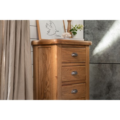 Tewkesbury Smoked Oak 4 Drawer Chest of Drawers