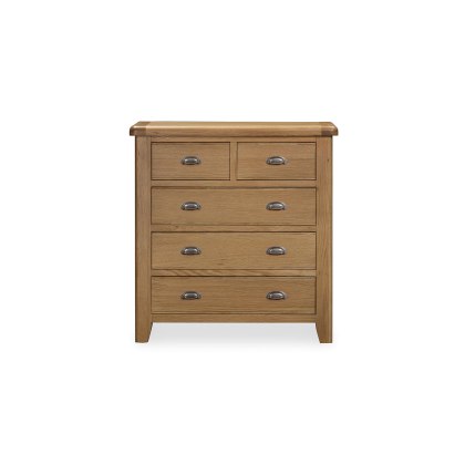 Tewkesbury Smoked Oak 5 Drawer Chest of Drawers