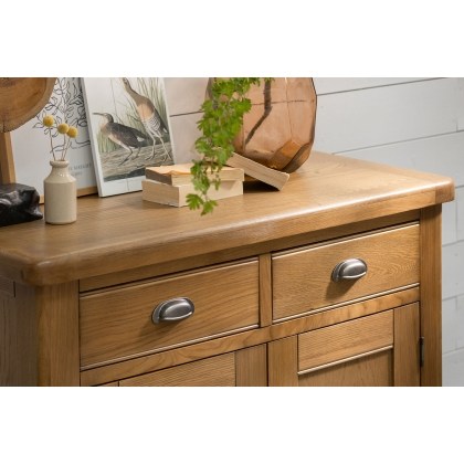 Tewkesbury Smoked Oak Narrow Sideboard