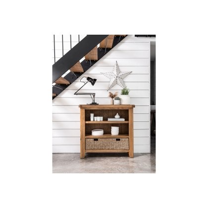 Tewkesbury Smoked Oak Small Bookcase