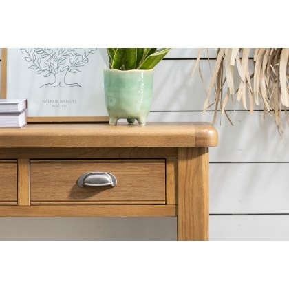 Tewkesbury Smoked Oak Console Table