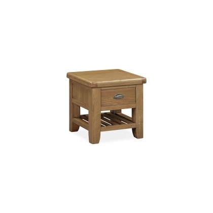 Tewkesbury Smoked Oak Lamp Table Tewkesbury Smoked Oak Lamp Table
