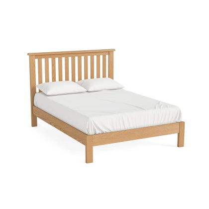 Salisbury Lite Oak Slatted Bed Frame