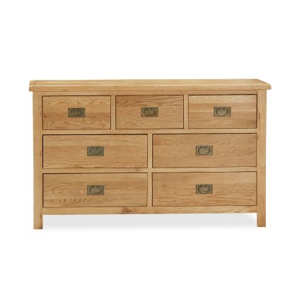 Salisbury Lite Oak 3 Over 4 Chest of Drawers Salisbury Lite Oak 3 Over 4 Chest of Drawers