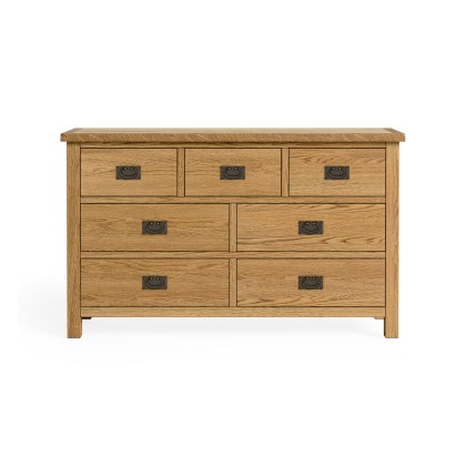 Salisbury Lite Oak 3 Over 4 Chest of Drawers