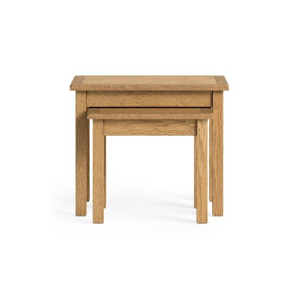Salisbury Lite Oak Nest of Tables