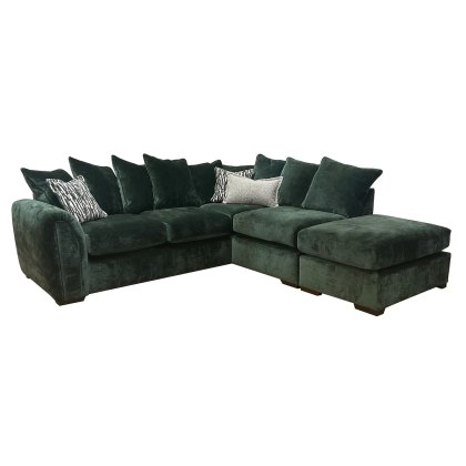 Upton Fabric Chaise Corner Sofa - Pillow Back Upton Fabric Chaise Corner Sofa - Pillow Back