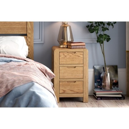 Bergen Solid Oak Bedside Table