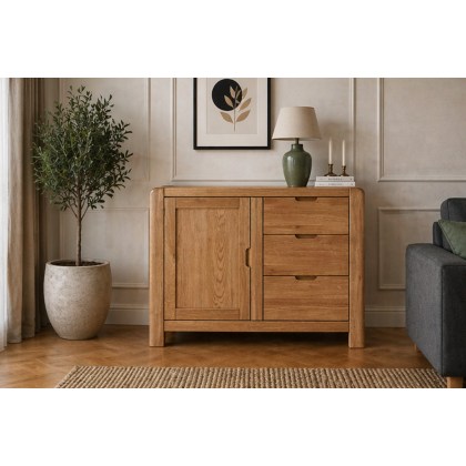 Bergen Oak Small Sideboard