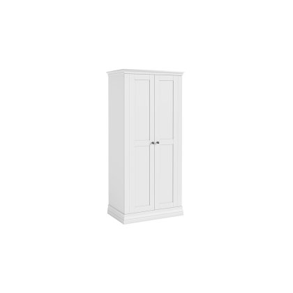 Bordeaux Painted White Full Hanging Wardrobe