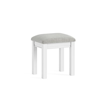 Bordeaux Painted White Dressing Table Stool