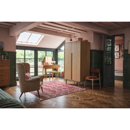 G Plan Winchester Retro Oak Double Wardrobe